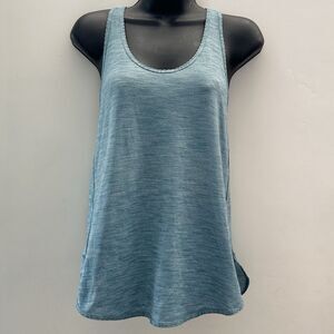 Lululemon Women's 4 105 F Singlet Tank Heathered Desert Teal Racerback Yoga Top